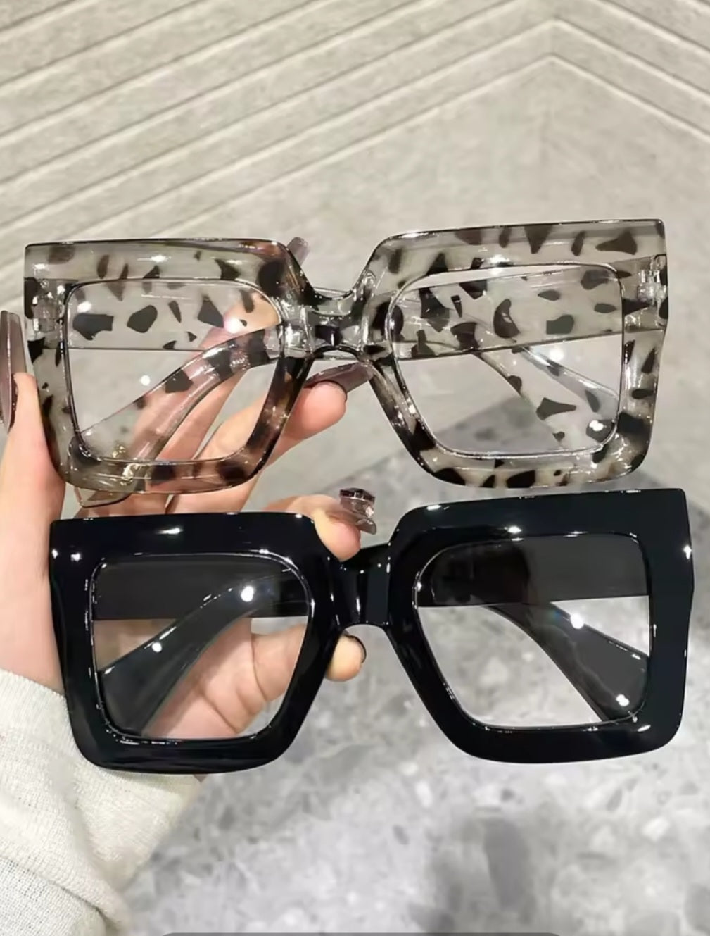 Fashion Square Clear Glasses