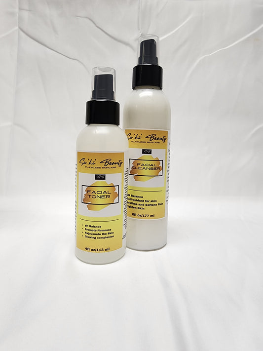 Facial Cleanser & Toner