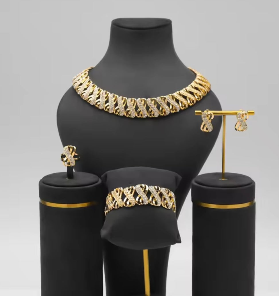 Dubai African Gold plated Jewelry Set