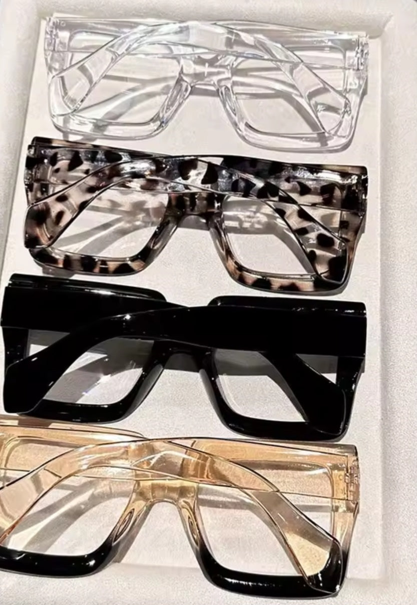 Fashion Square Clear Glasses