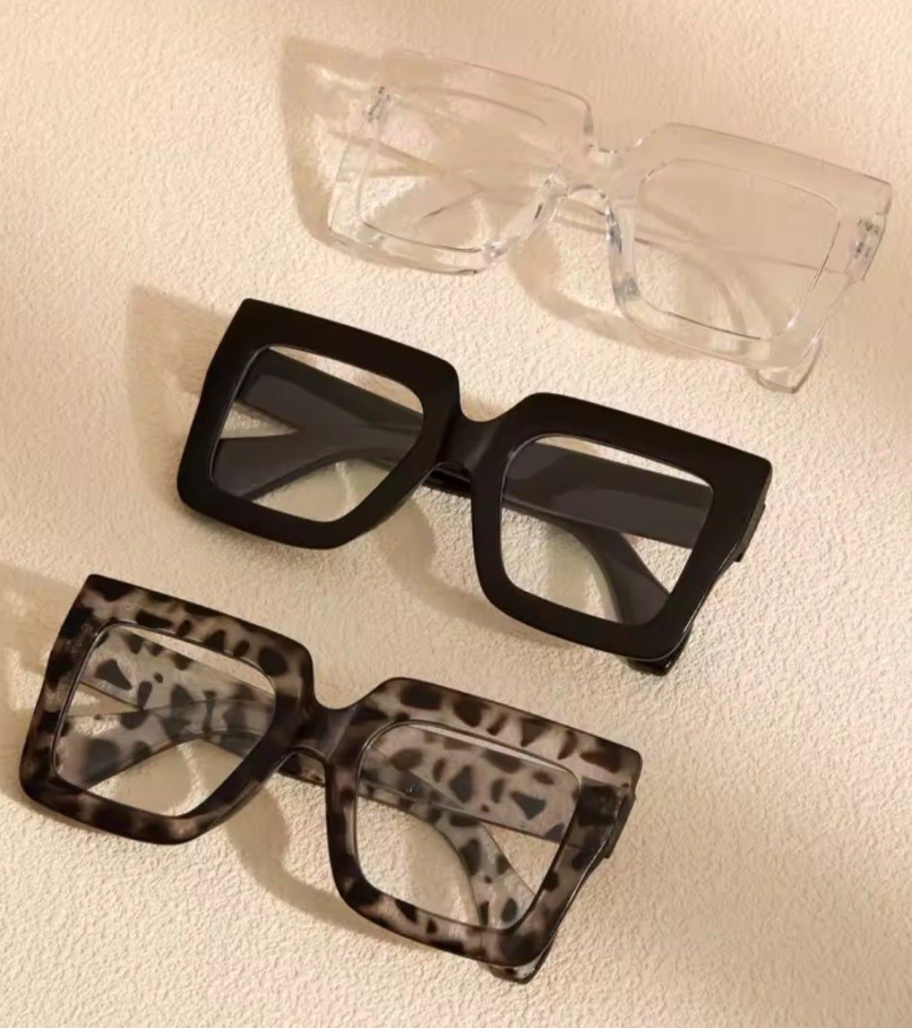 Fashion Square Clear Glasses